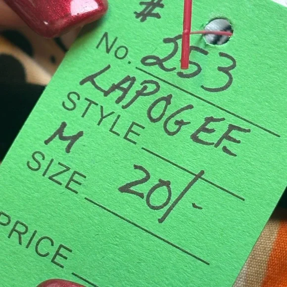 Bohemian Floral Print Blouse - Orange and Black - Picture 6 of 6